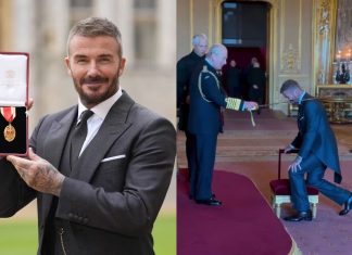 David Beckham fue distinguido como caballero en Inglaterra: el video de la ceremonia con el rey Carlos III