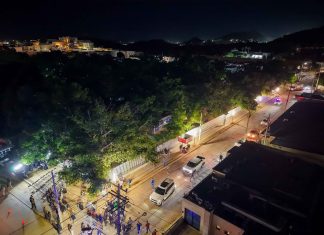 Beneficia Toño Astiazarán a estudiantes del Cobach Norte con tramo iluminado de Camina Segura