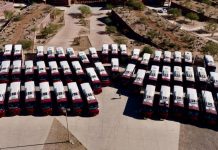 Gobernador Durazo entrega unidades para un transporte público más seguro y moderno, sin aumento a tarifas