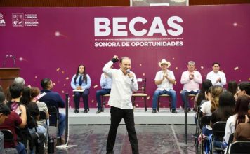 Más de medio millón de estudiantes recibirán una beca en Sonora: Durazo