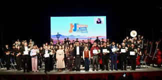 Reconocen Toño Astiazarán y Patty Ruibal talento juvenil en primer encuentro estatal de orquestas “Sonora Suena Unida”