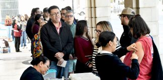 Continuarán en Palacio Municipal módulos de vacunación contra sarampión hasta viernes 20