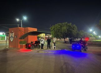 Navojoa pone en marcha nuevo operativo de vigilancia en unidad deportiva «Faustino Félix Serna»