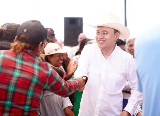 Alfonso Durazo fortalece al sector agrícola con obra estratégica en la carretera Hermosillo-Kino
