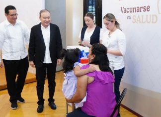 Durazo y Sheinbaum suman a Sonora al plan de vacunación contra el Sarampión; se garantiza disponibilidad de dosis