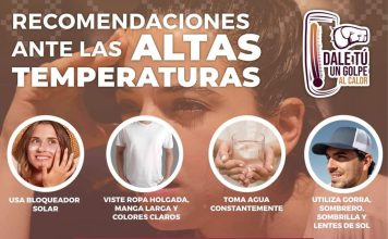 Llama Salud Sonora a protegerse ante altas temperaturas en la entidad