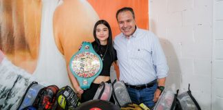 Moderniza Toño Astiazarán gimnasio de box en Kino con el nombre de Camila «La Magnífica» Zamorano