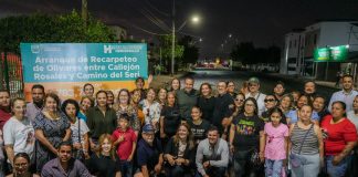 Beneficia Toño Astiazarán a familias de Las Praderas con programa de recarpeteo en vialidades del sector