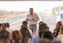 Entrega Toño Astiazarán primera etapa del Libramiento Norponiente de Hermosillo