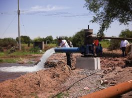 ”Estamos trabajando para darles agua todo el año”: alcalde Elías Retes