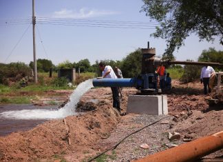 ”Estamos trabajando para darles agua todo el año”: alcalde Elías Retes