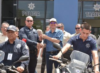 Estrena Navojoa 15 moto patrullas para más eficiente seguridad a ciudadanos