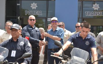 Estrena Navojoa 15 moto patrullas para más eficiente seguridad a ciudadanos