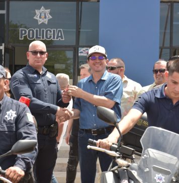 Estrena Navojoa 15 moto patrullas para más eficiente seguridad a ciudadanos