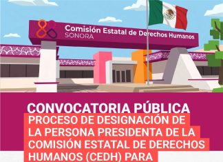 Abre Congreso de Sonora periodo de recepción de documentos para la presidencia de la Comisión Estatal de Derechos Humanos