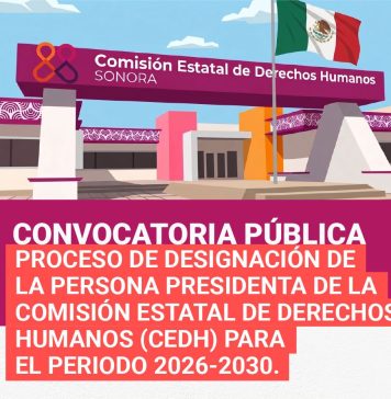 Abre Congreso de Sonora periodo de recepción de documentos para la presidencia de la Comisión Estatal de Derechos Humanos