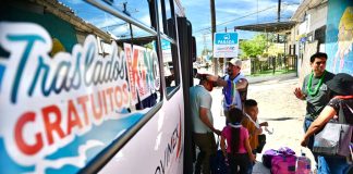 Aprovechan familias de Hermosillo traslados gratuitos que ofrece Gobierno Municipal a Bahía de Kino