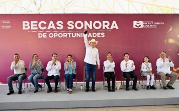 Disminuye en Sonora 13% la deserción escolar con programa de becas de Gobernador Durazo