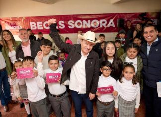 Gobernador Durazo beneficia a familias sonorenses con más becas, más apoyos y menos gastos