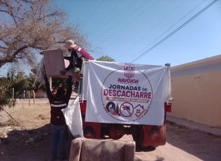 Navojoa retira 477 toneladas de cacharros para combatir el dengue