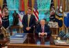 Trump recibe al hijo de Bolsonaro en la Casa Blanca y respalda su candidatura presidencial en Brasil