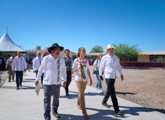 Con el Plan de Justicia Yaqui, Durazo y Sheinbaum fortalecen la educación indígena; operan 27 Comedores Escolares