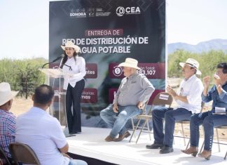 Gobierno de Sonora fortalece el acceso al agua potable en Divisaderos con nueva red de distribución