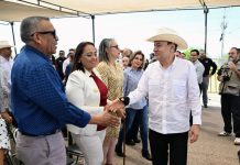 Durazo y Sheinbaum mejoran conectividad en el norte de Sonora con rehabilitación de carreteras