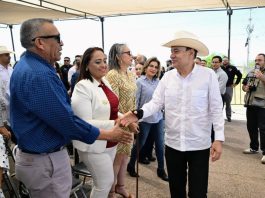 Durazo y Sheinbaum mejoran conectividad en el norte de Sonora con rehabilitación de carreteras