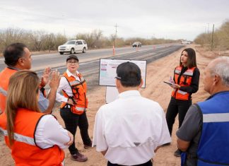 Avanza carretera Hermosillo–Bahía de Kino en beneficio directo para las y los sonorenses