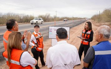 Avanza carretera Hermosillo–Bahía de Kino en beneficio directo para las y los sonorenses