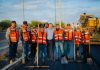 Casi listo el recarpeteo del bulevar Progreso, Toño Astiazarán supervisa la obra junto a vecinos