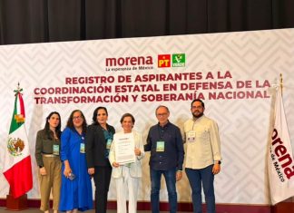 Se registra María Dolores del Río como aspirante a coordinar los Comités de la Defensa de la Transformación y la Soberanía Nacional en Sonora