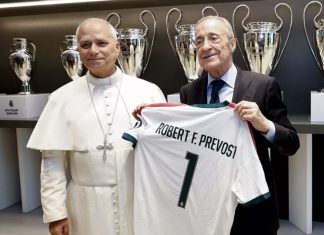 El papa León XIV visita el Santiago Bernabéu tras declararse fan del Real Madrid