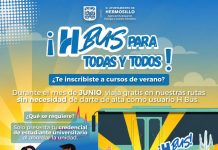 Con el esquema “H Bus para Todas y Todos” se ofrecen traslados a estudiantes universitarios durante verano