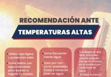 Piden a Navojoenses no bajar la guardia ante el calor de verano