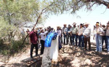 Mejora Gobierno de Sonora suministro de agua en el Molino de Camou