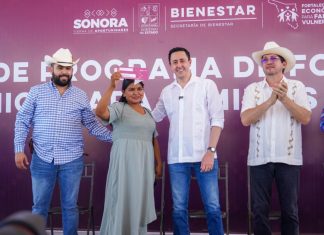 Beneficia Gobernador Durazo a 4 mil 500 familias del sur de Sonora con programa de Fortalecimiento Económico