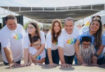 Inician Toño Astiazarán y Patty Ruibal construcción de Parque para Niñas y Niños con Autismo