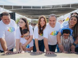 Inician Toño Astiazarán y Patty Ruibal construcción de Parque para Niñas y Niños con Autismo
