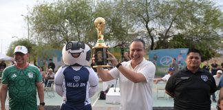 Celebra Toño Astiazarán exitoso cierre del torneo de futbol «El Mundialito H”