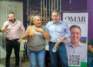 Omar Del Valle Colosio mantiene el diálogo ciudadano desde las colonias de Hermosillo