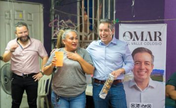 Omar Del Valle Colosio mantiene el diálogo ciudadano desde las colonias de Hermosillo