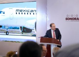 Gobernador Durazo trae a Sonora nueva ruta de Mexicana con respaldo de presidenta Sheinbaum