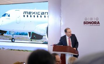Gobernador Durazo trae a Sonora nueva ruta de Mexicana con respaldo de presidenta Sheinbaum