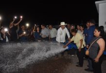 Tienen navojoenses de Tierra Blanca en Tesia nuevo pozo para suministro de agua
