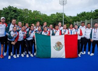 Par de jugadoras sonorenses de hockey obtienen plata con México en los JCC 2026