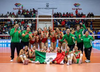 Selección nacional de Volibol Femenil U17 termina en lugar 19 del campeonato mundial