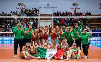 Selección nacional de Volibol Femenil U17 termina en lugar 19 del campeonato mundial