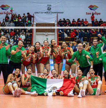 Selección nacional de Volibol Femenil U17 termina en lugar 19 del campeonato mundial